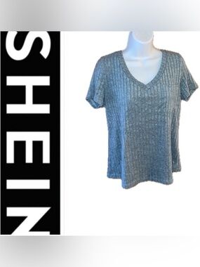 Turquoise Knit Short Sleeve ❄️🩵